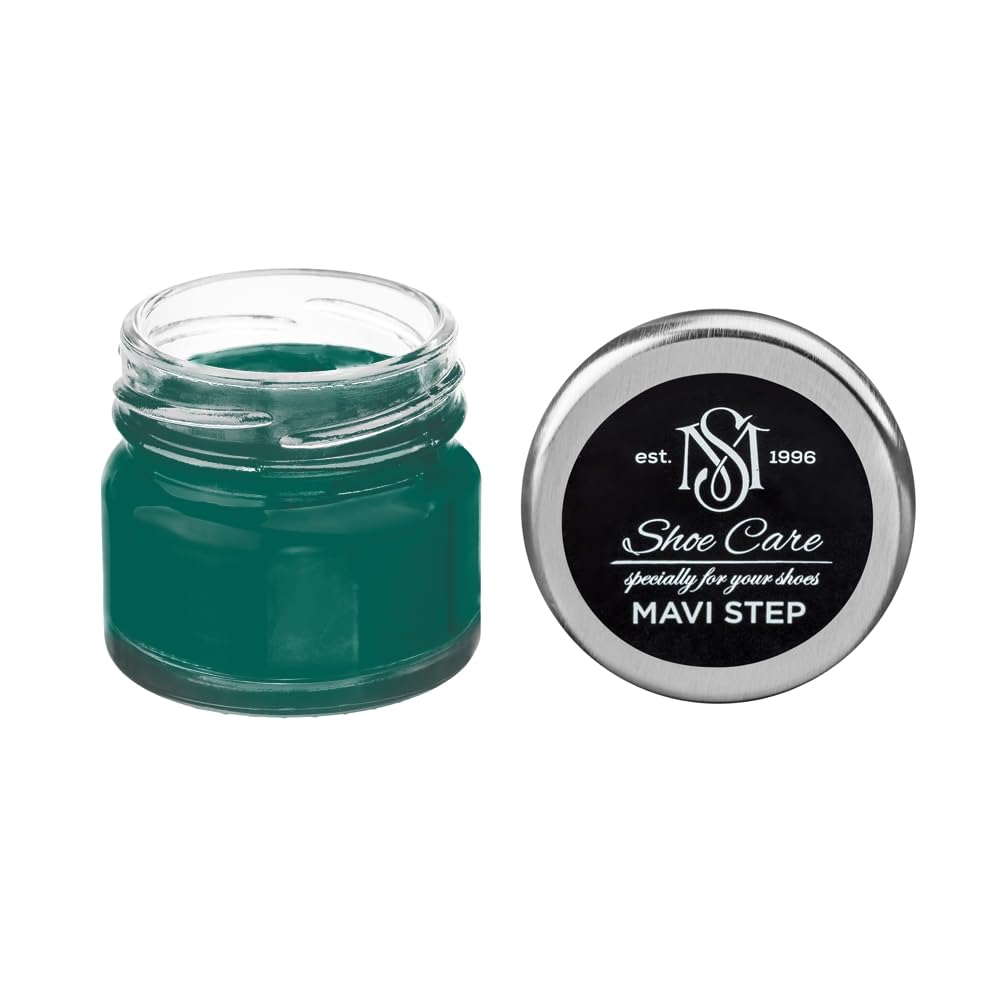 Cirage cuir lierre sombre MAVI STEP creme renovateur couleur