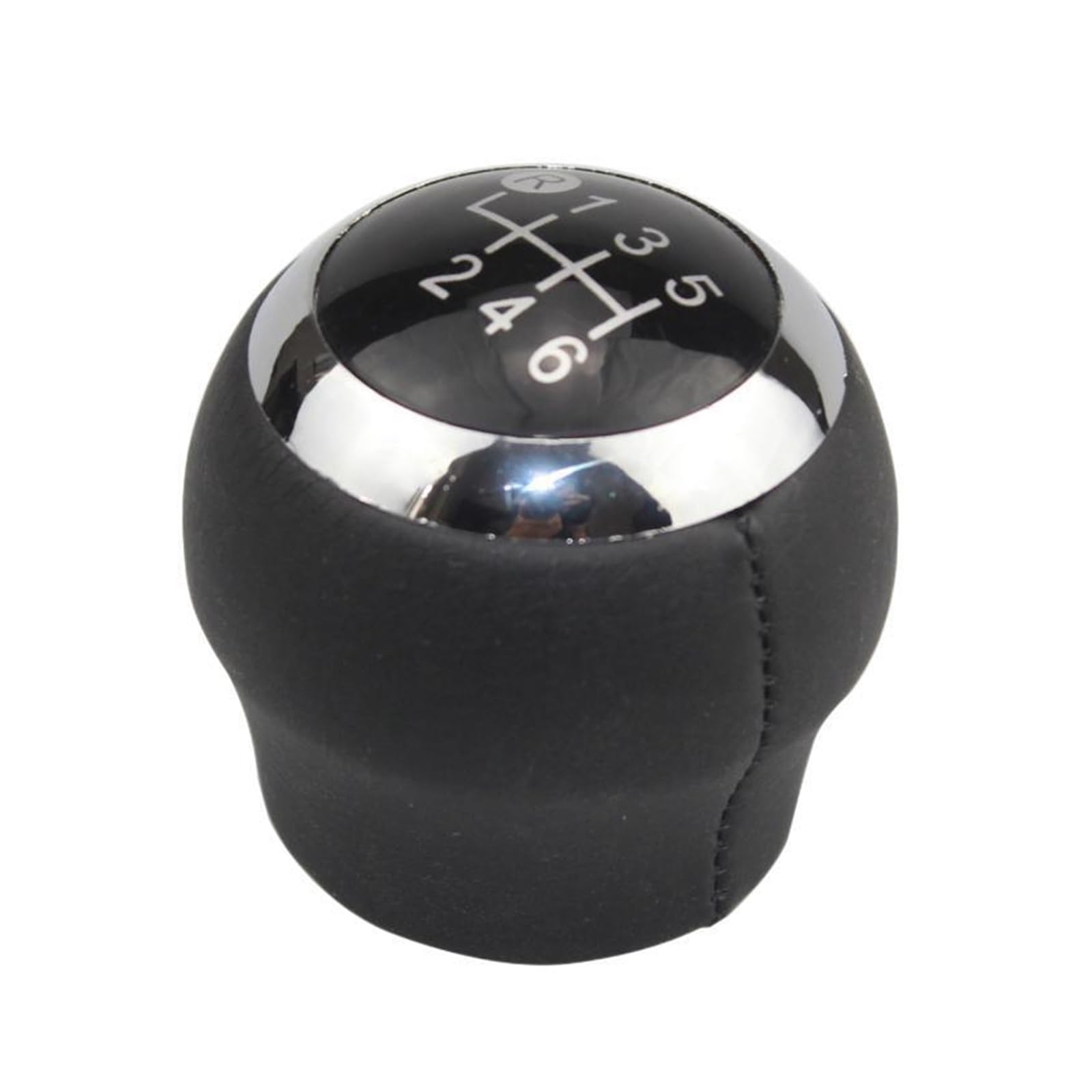 Lvgvzttgkm 6 Speed Black For Toyota Avensis Iii T27 2008-2015 Gear Shift Knob Black / Silver Style