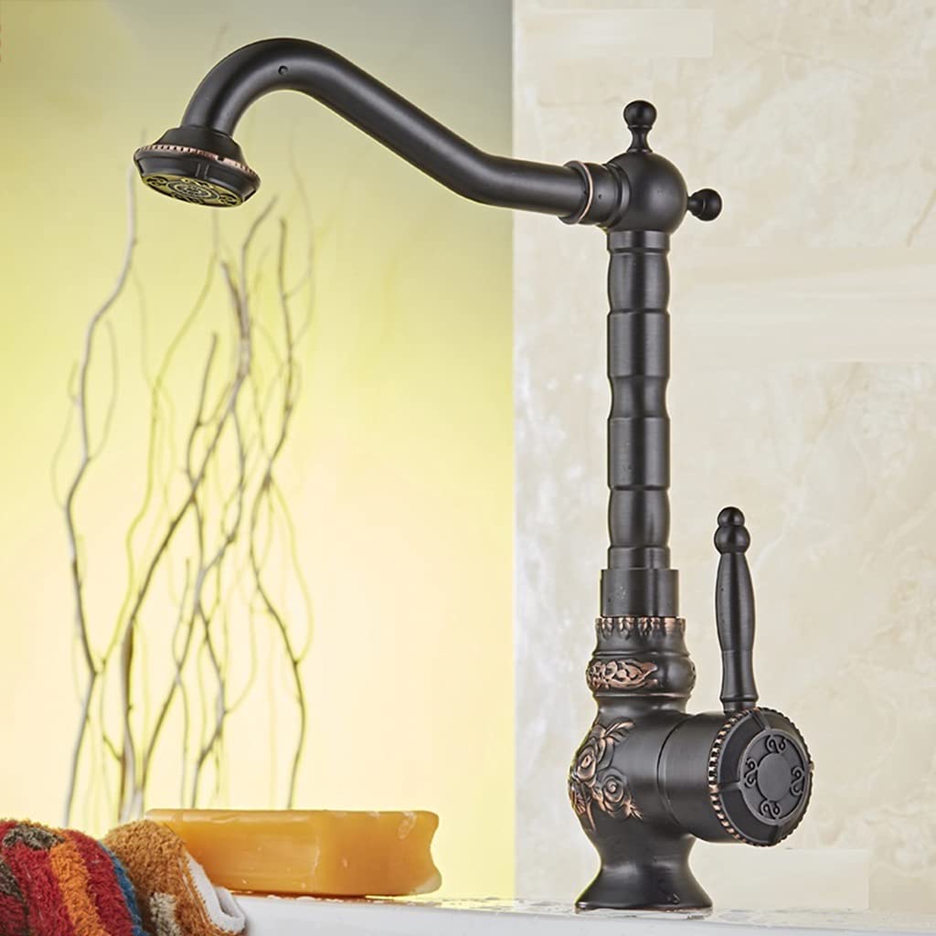 Kitchen Sink Tap For Bar Farmhouse Commercial, Brass Kitchen Sink Faucets, Single Handle Kitchen Mixer