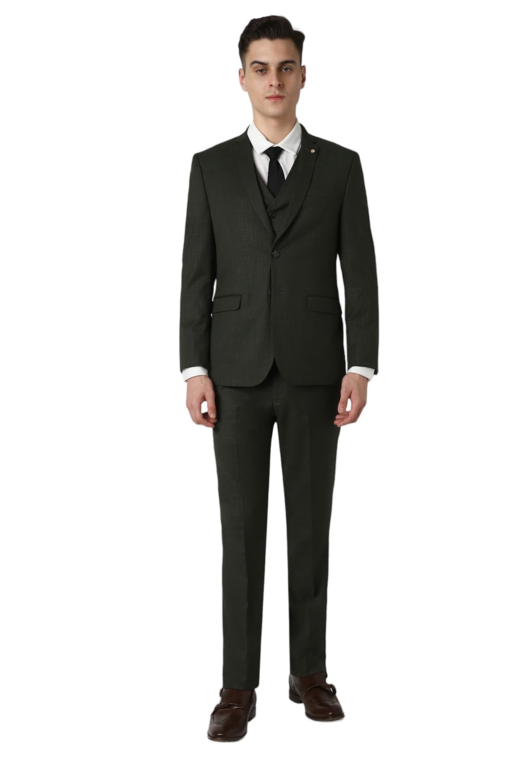 van heusen Men's Polyester Blend Two Piece Suit-Dress Set-picture-16