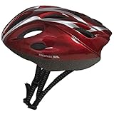  Trespass - Casque de vélo TANKY - Enfant (T1: 48/52cm) (Rouge métallique)