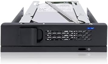 ICY DOCK 3.5" SAS/SATA HDD Hard Drive Mobile Rack Tool Free for 5.25" Bay | TurboSwap MB171SP-1B