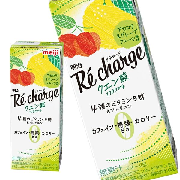 Amazon | 明治乳業 明治Re charge(リチャージ)クエン酸 アセロラ 