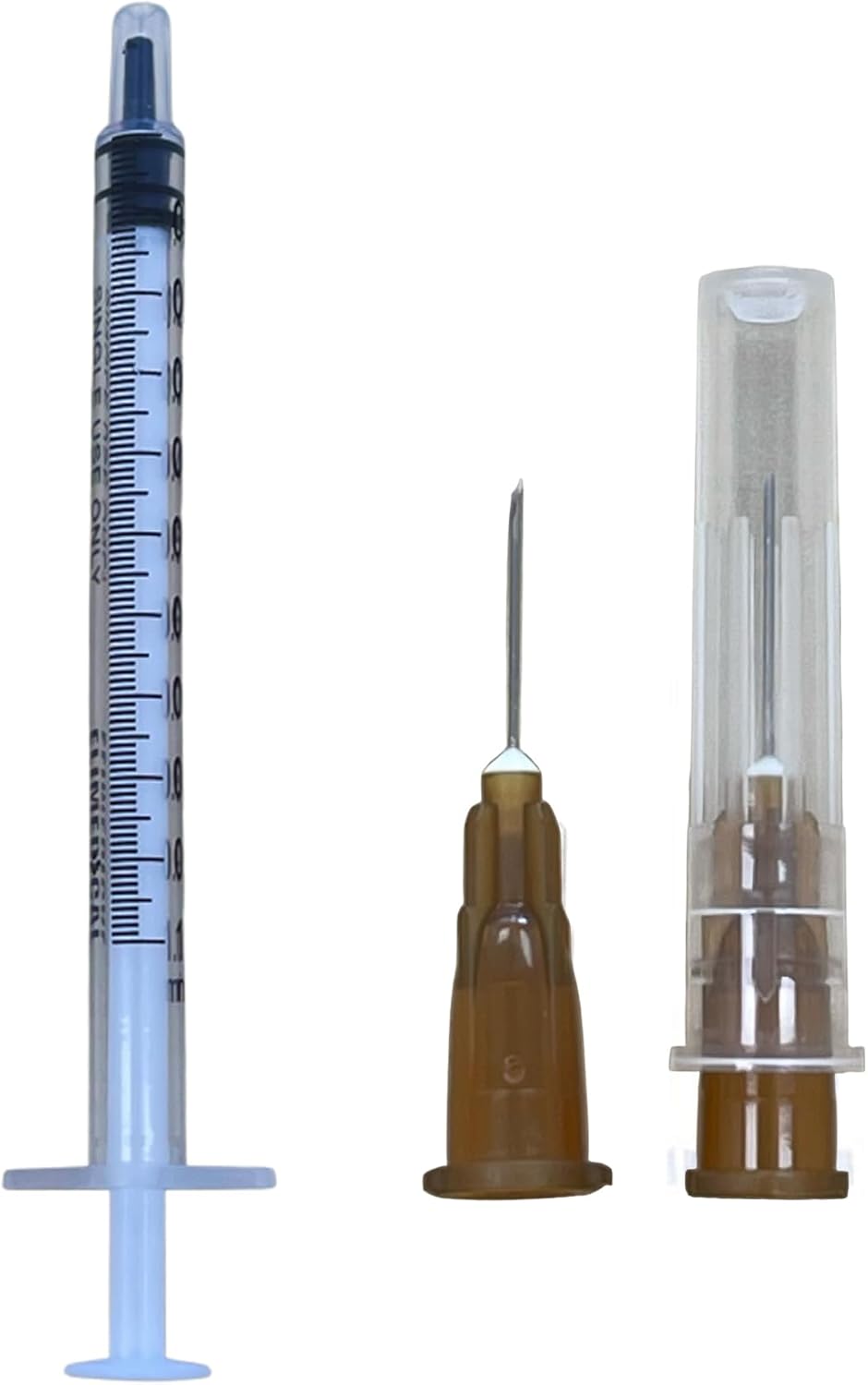 Elimedical Veterinary Syringe Luer Slip 1cc (1ml) TB, 26G x 3/8 inch (9mm), Individually Sealed, 100 per box, 01TB2609