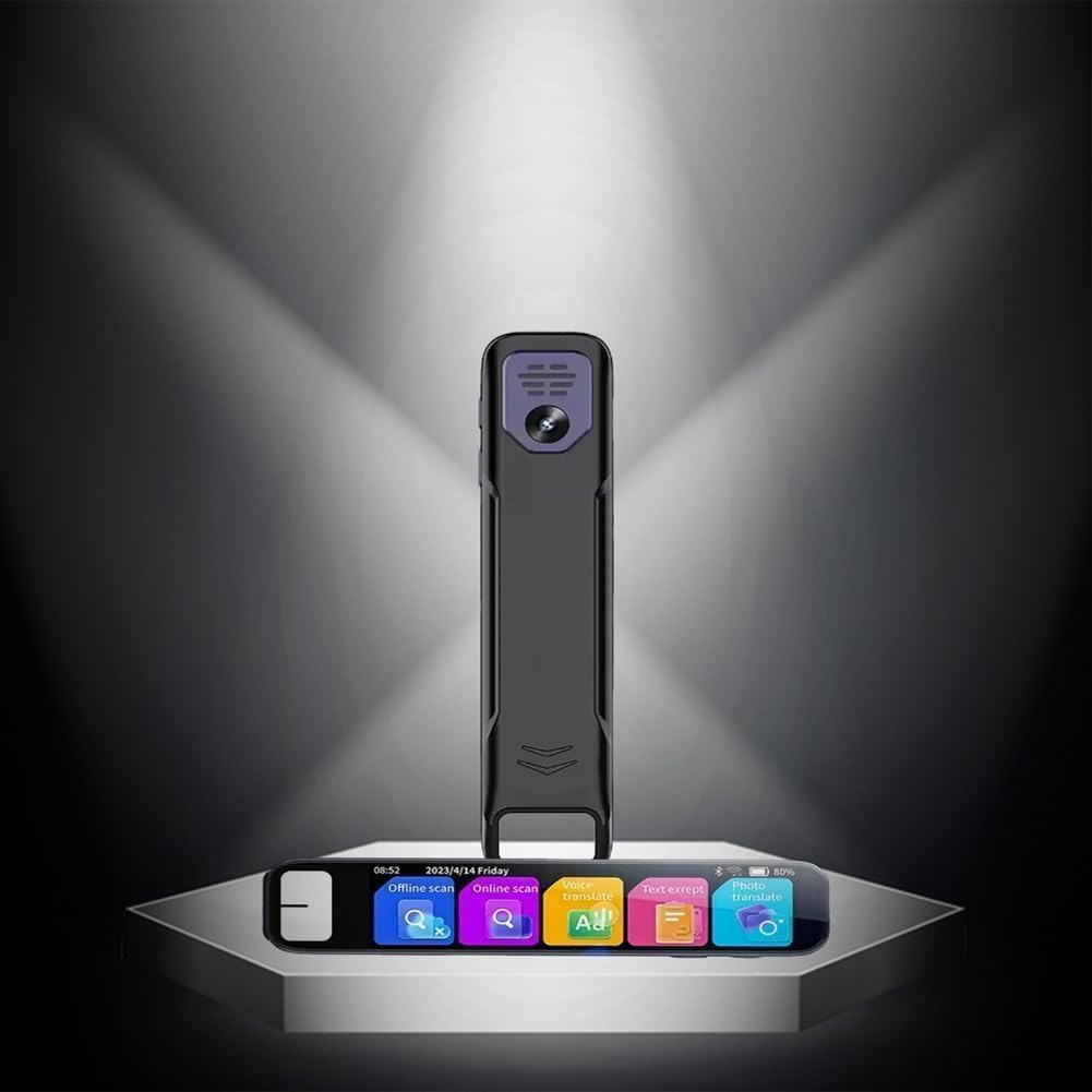 2025 Upgrade Smart AI Scanning Pen, 0,5 s schnelle Identifizierung, sofortige KI-Antworten mit 99% Genauigkeit, Offline-Übersetzung, HD-Touchscreen, Lesestift für Mathematik