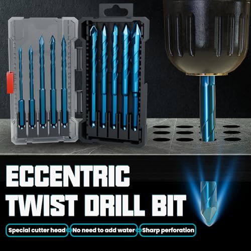 Csoom PXZ-10PCS Masonry Drill Bit Set 5/32 Inch To15/32 Concrete Drill Bit thumb #2