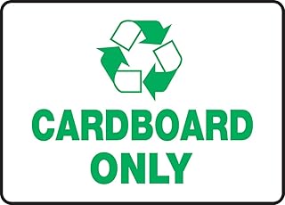 Accuform Signs MPLR557VS Adhesive Vinyl Recycle Sign, Legend