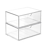 2 Piezas Organizador de Cosméticos Apilable...