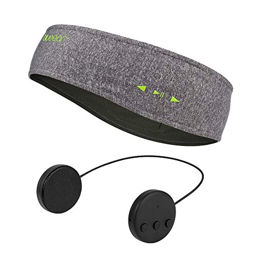 Bluetooth-Stirnband, Musik, Sport, Schweißbänder für Männer und Frauen, Sleephone mit Stereo-Lautsprecher für Outdoor-Sportarten