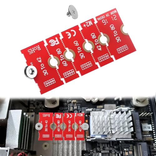 M2+M.2 NGFF/NVME SSD Adapter 2230 2242 2260 2280 NVME SSD Length Extend Adapter SSD Extended Transfer Bracket Card Plate Pcb Board for PC Computer Case
