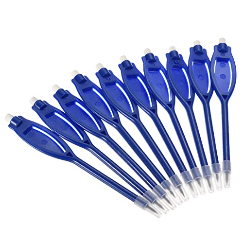 ゴルフ得点鉛筆 消しゴム付き 長方形クリップ プラスチック 2Hマーカーペン スポーツゲーム 会議用 ブルー