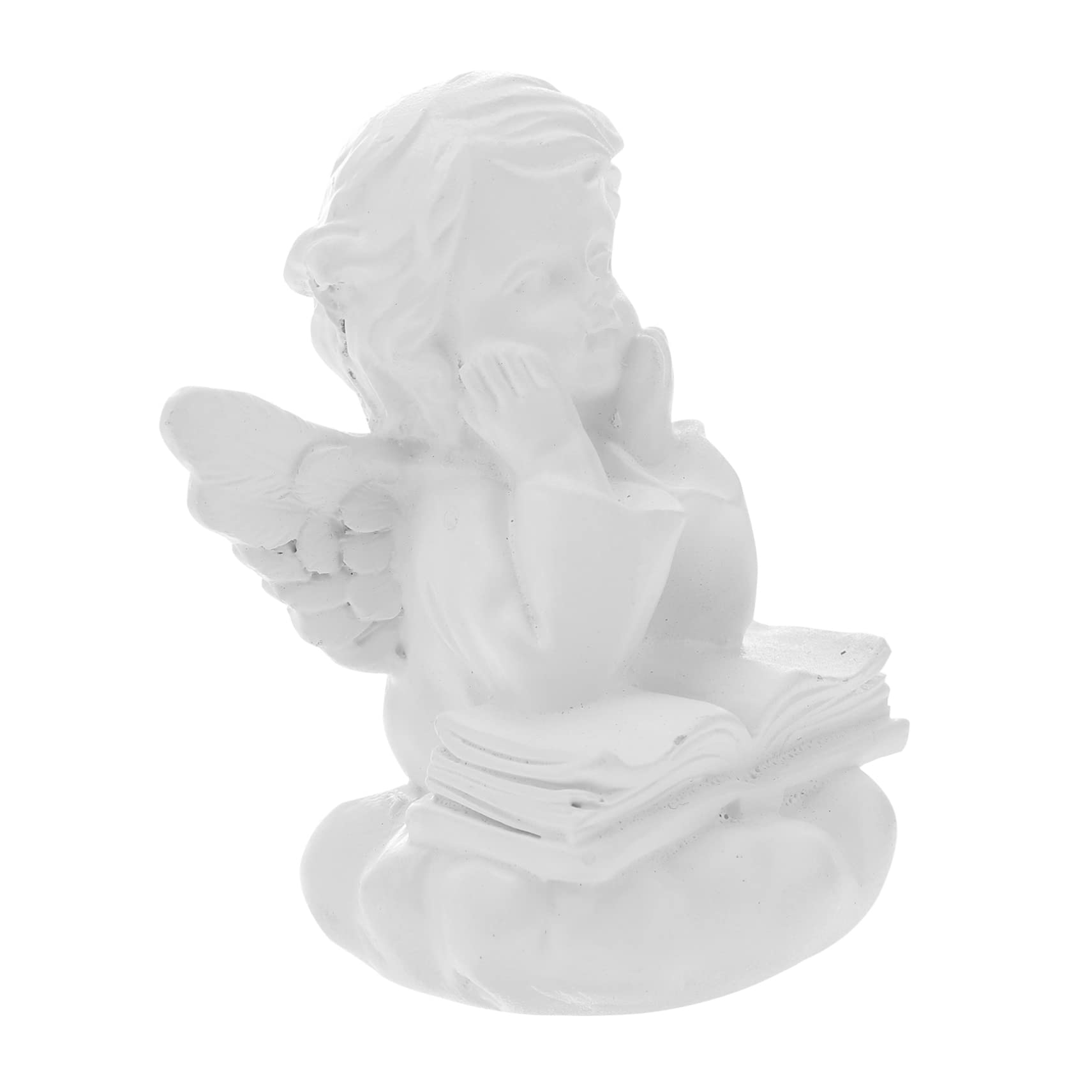 白い陶器製フレーム 天使の彫刻付き 白い陶器製フレーム 天使の彫刻付き 白い陶器製フレーム 天使の彫刻