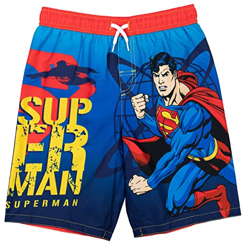Dc Comics Justice League Batman Superman The Flash Big Boys 3 Pack Swim Trunks 8 Multicolor #TOP1