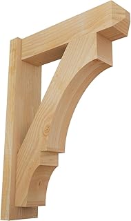 6"W x 22"D x 30"H Balboa Rough Sawn Craftsman Outlooker, Douglas Fir