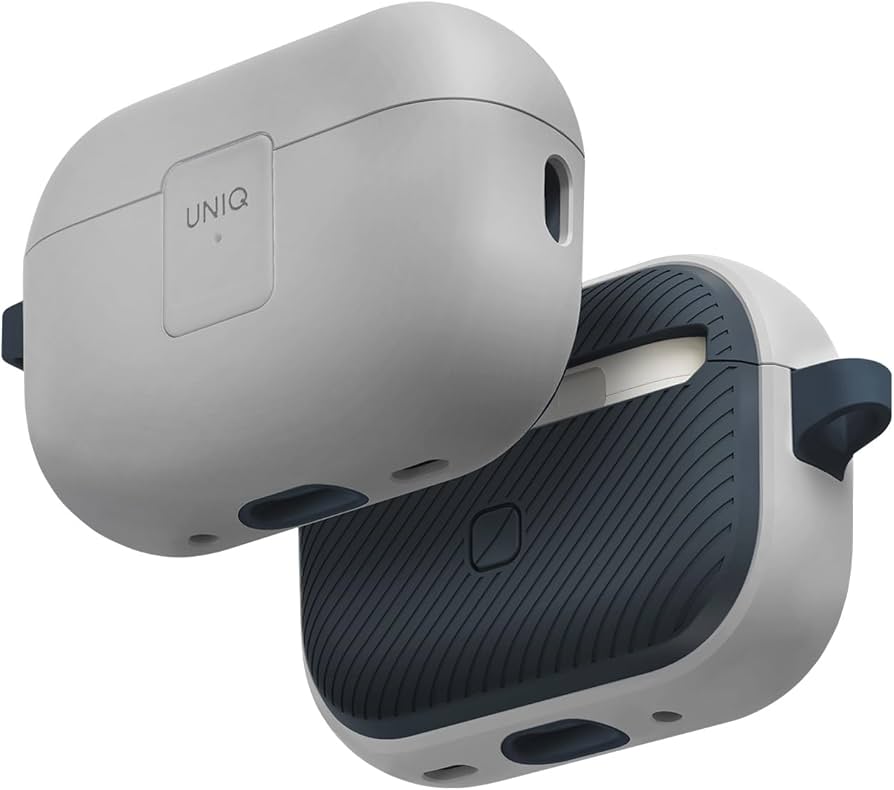 Amazon | UNIQ AirPods Pro 2 ロック ケース 衝撃 吸収 保護 カラビナ