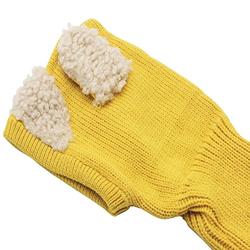 Baby Girls Boys Winter Hat Scarf Earflap Hood Scarves Caps (Yellow) #TOP6