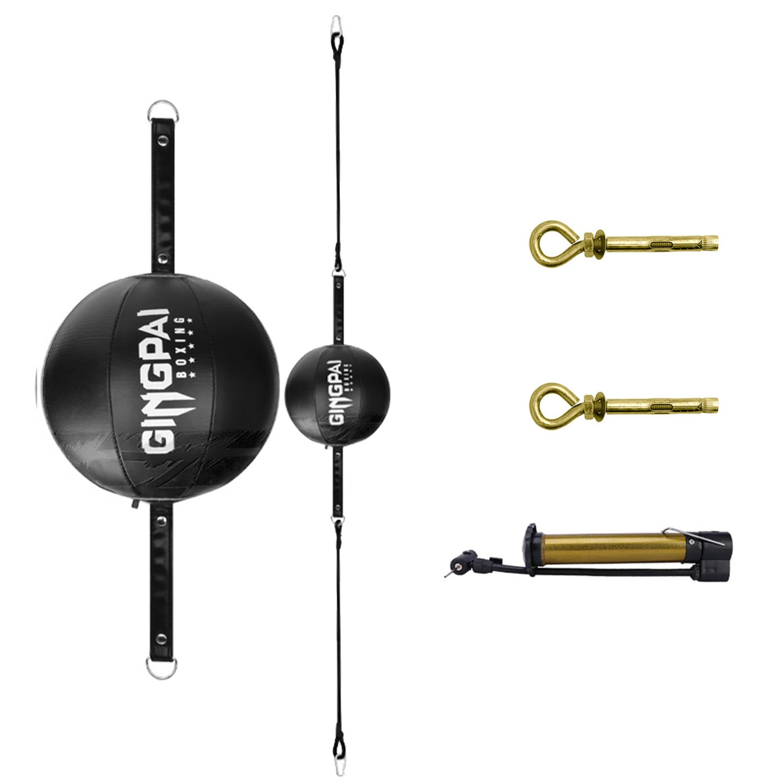 Speed Ball Viktop Per Boxe - Palla Doppia Estremità In Pelle Con Corda Elastica E Pompa - Foto 4