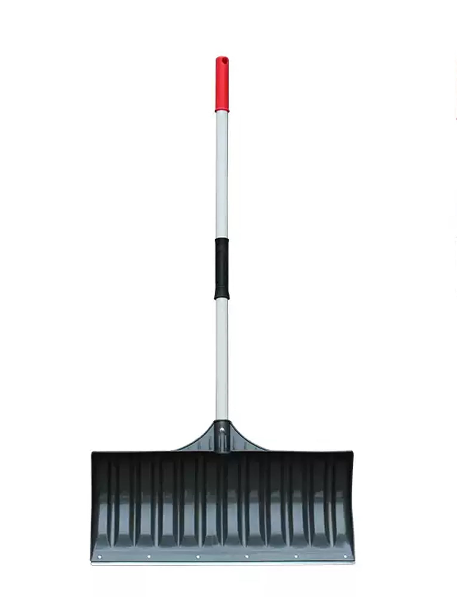 Schneeschaufel, große Kapazität, leicht, Aluminium, Schneeschaufel mit Eiskratzer, für Garten, Auto, Camping, Outdoor, Winter