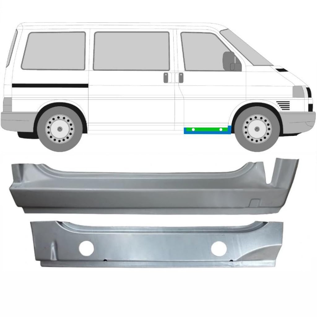 Reparaturblech innen + außen vorderer Schweller für Volkswagen Transporter T4 90-03