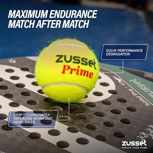 Image of Padel Balls PRIME 2025 (1, 3, 6 & 40 Pack) | High Pressure & Speed Response for Explosive Shot | Reinforced Felt Extended Durability & Accuracy | Tournament-Ready Padel Ball for Pro Competition
