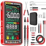 ANENG Digital TRMS Auto-ranging Color LCD Smart Rechargeable Multimeter Measures DC/AC Current, Voltage, Resistance, Continuity, Capacitance, Temperature, NCV