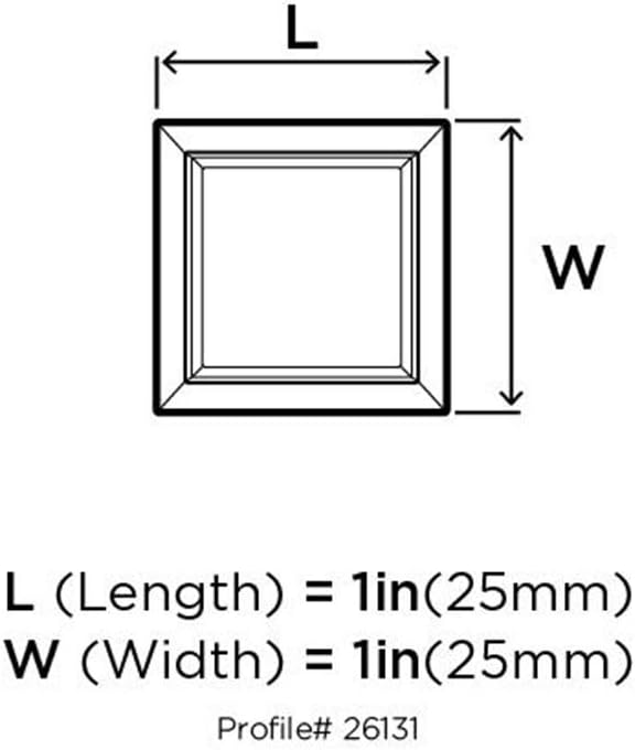 Amerock | Cabinet Knob | Satin Nickel | 1 inch (25 mm) Length | Manor | 1 Pack | Drawer Knob | Cabinet Hardware