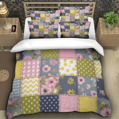 Housse de couette artistique effet 3D ultra douce king - 5