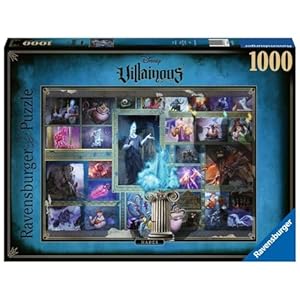 Ravensburger Disney Villainous: Hades 1000 Piece Jigsaw Puzzle for Adults – Every Piece is Unique, Softclick Technology Means Pieces Fit Together Perfectly, Blue