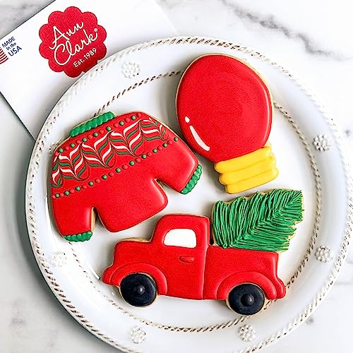 Christmas Trends Cookie Cutters 3-Pc. Set Made in the USA by Ann Clark, Vintage Truck with Tree,...