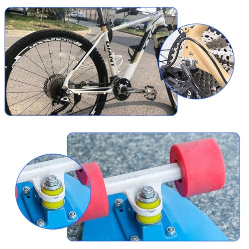 Muttern M8 Edelstahlmuttern, 45 Stück Sechskantmuttern, Selbstsichernde Muttern, Sicherungsmuttern, Edelstahl Mutter, Kontermuttern Stoppmuttern Set für Schrauben Muttern