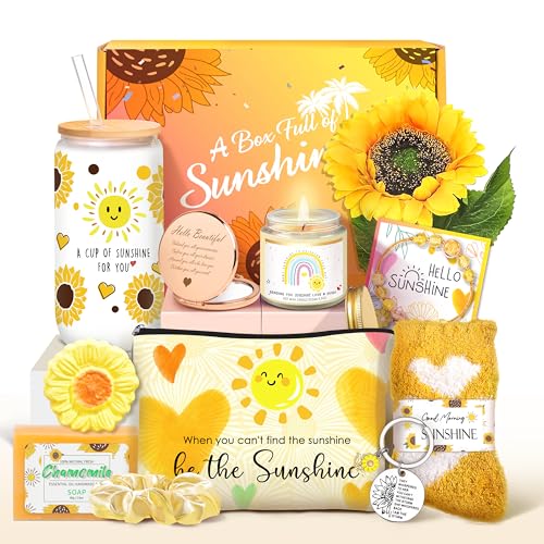 Get Well Care Package for Women, Birthday Gifts for Women, Feel Better Soon Basket,...