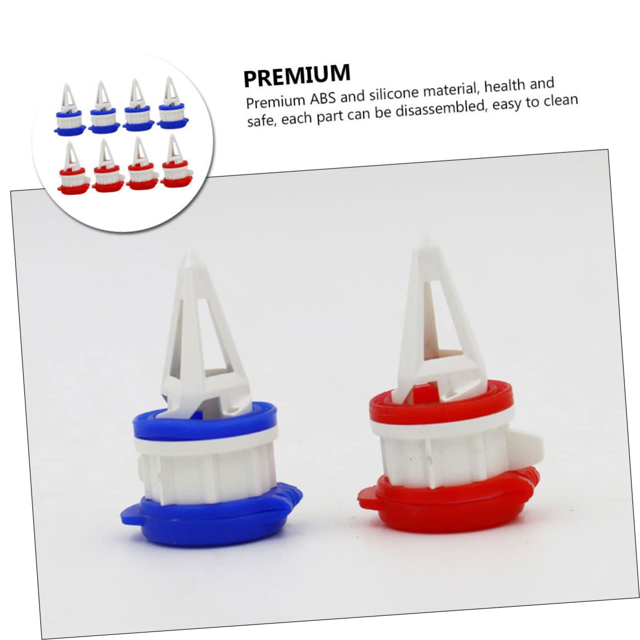 HEALLILY 2 Pack Box Drink Deflector Easy Milk Carton Spout for Beverage Dispenser