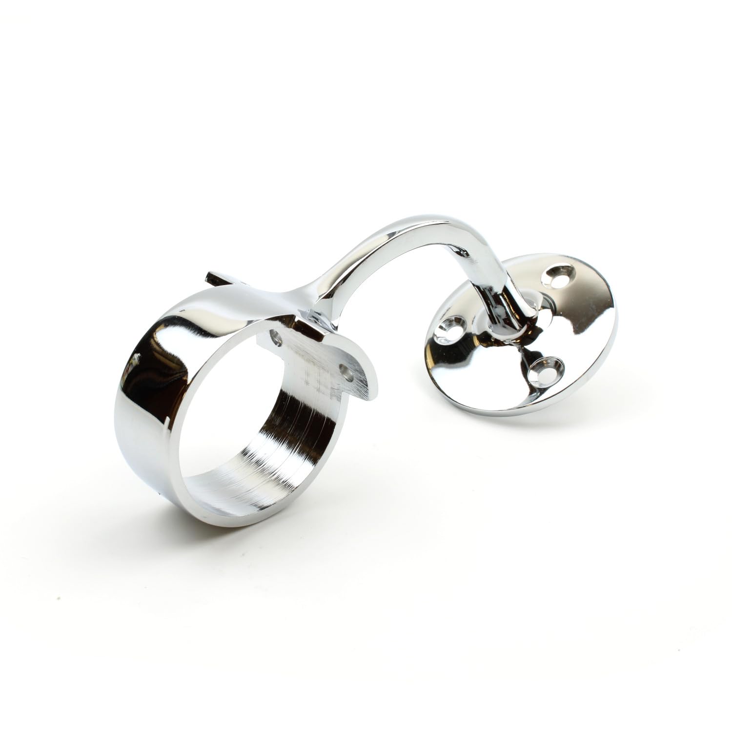 Chrome Handrail Bracket Mop Stick Design with Arm 44mm