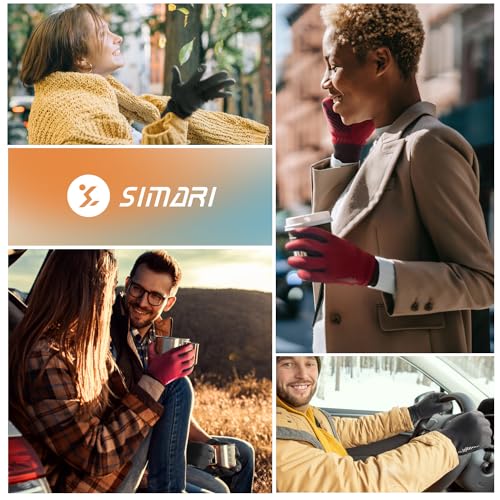 SIMARI Winter Gloves for Women Men - Cold Weather Thermal Touch Screen Ski Snow Glove Liners, Non-Slip Palm & Warm Fleece Lined, for Running Cycling Driving Hiking Walking Sports Outdoor Texting Work by SIMARI - Image 7