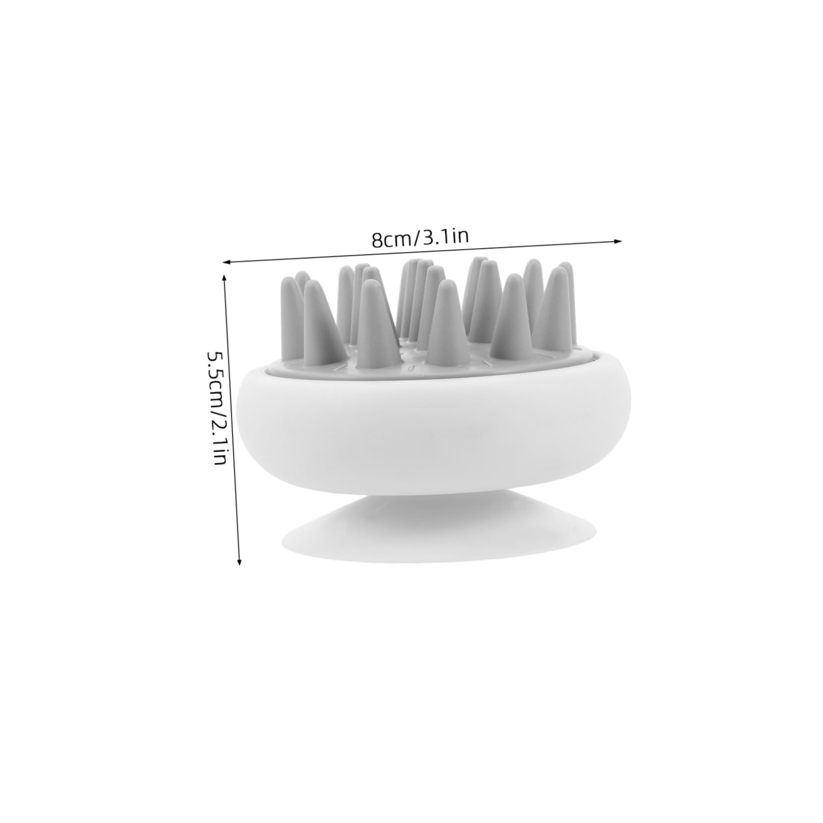 VALICLUD Silicone Shampooing Brush for Hair Scalp Care Scalp Massaging Tool for Deep Cleaning
