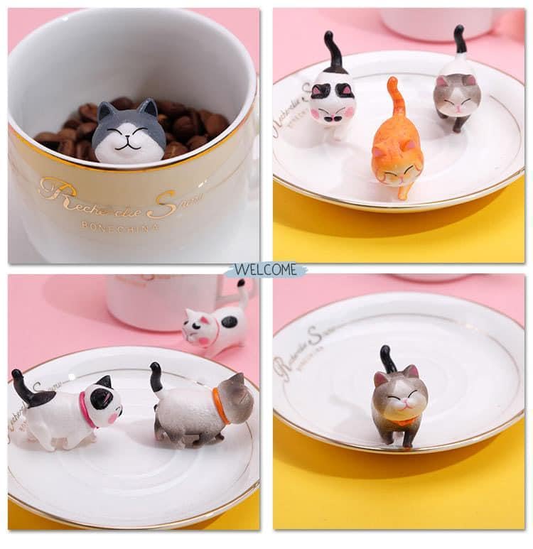 Amazon.co.jp: 笑う猫 縁起物 置物 笑うねこ ニッコリ猫 招き猫 