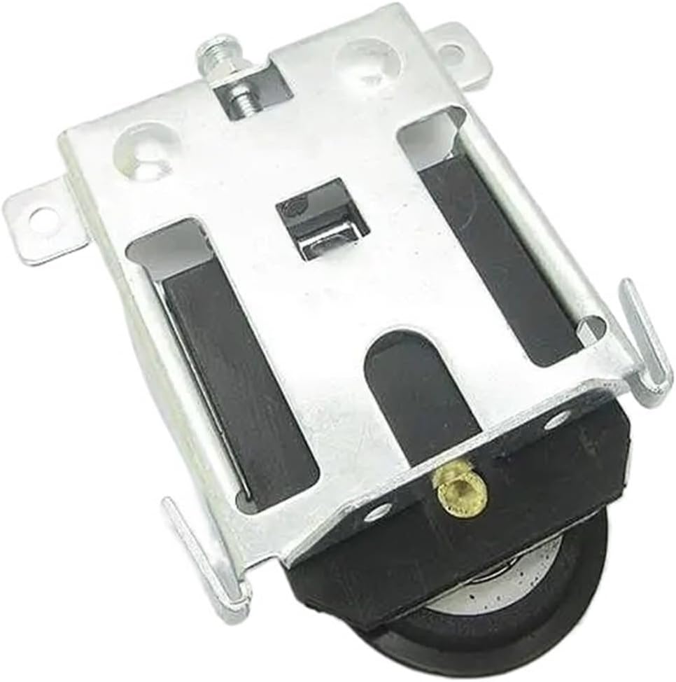 Wardrobe Wheel Door Single Wheel Roller Anti-Jump Off Track Solid Wheel Top and Bottom Wheels(One Set)