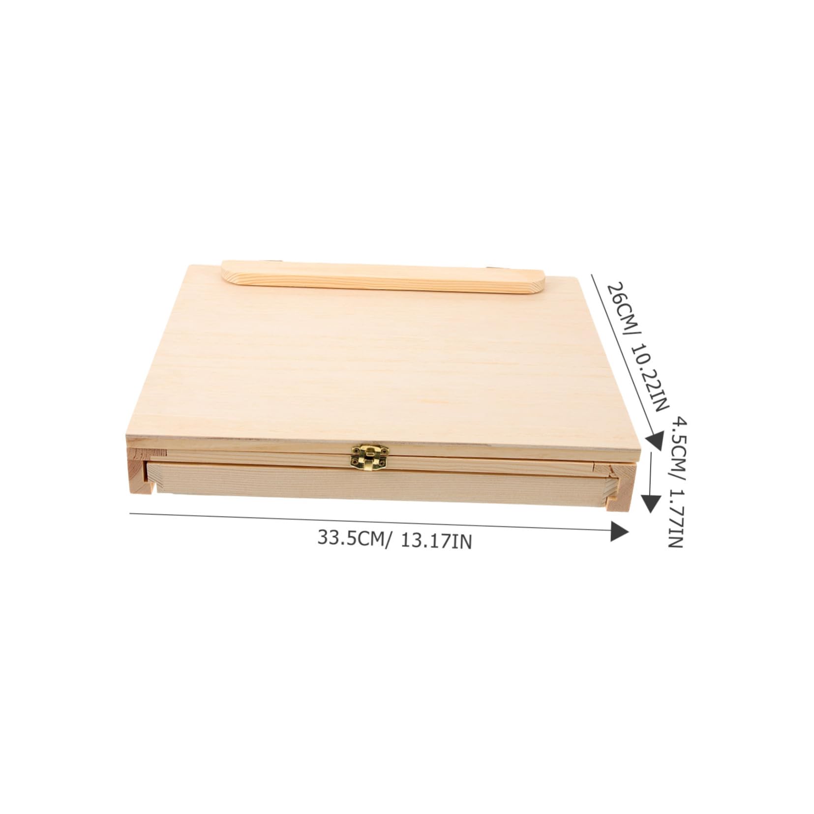 Artibetter Holzskizzenbrett Mit Schublade Leichtes Zeichenbrett Für Künstler Tragbares Malbrett Für Draußen Künstlerskizzenbrett Aus Holz
