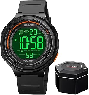 Relógio masculino sk 1841 á prova d'água 50m digital shock esportivo p
