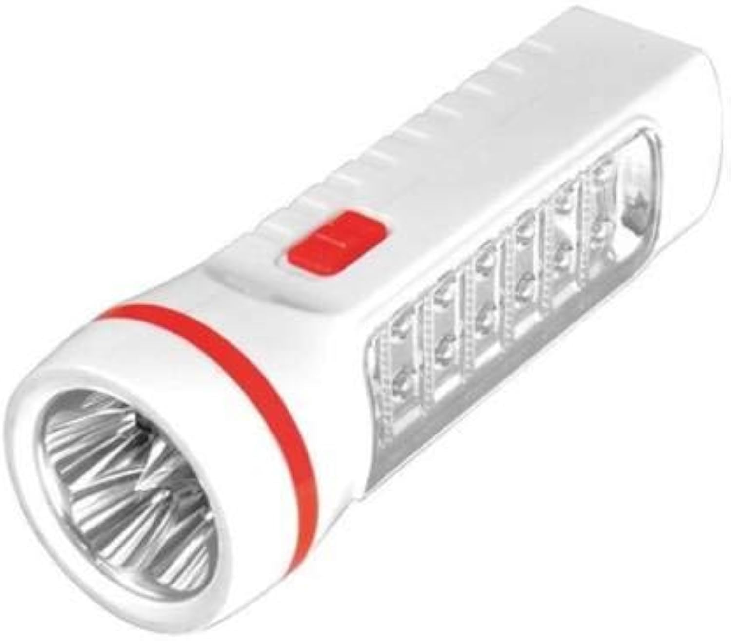 LED Rechargeable Long Range Flashlight Torch (White) 9110C B-image-13