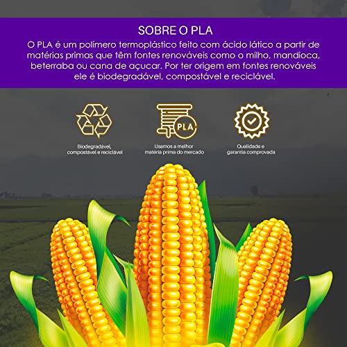 Filamento PLA Verde Neon VSilk 1kg - 1.75Mm Voolt3D Para Impressora 3D