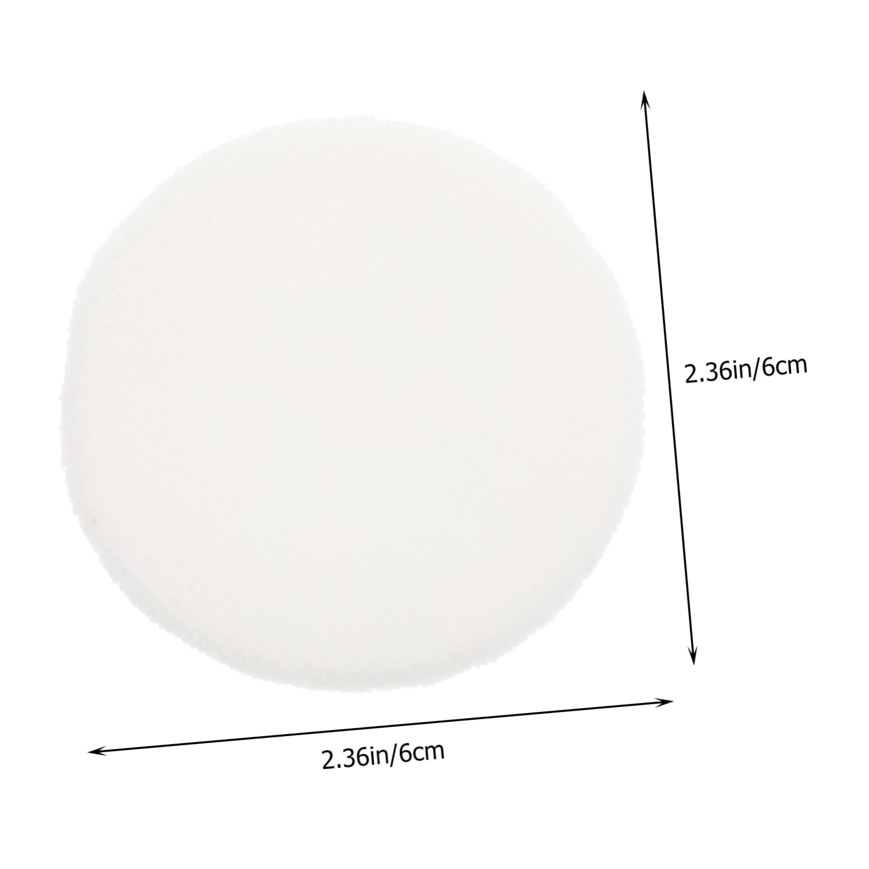 VICASKY Gentle on Skin: 10pcs Cotton Puff Makeup Powder Reusable Round Cotton Pads for Women