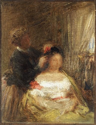 Cuadro el peluquero de Fantin-Latour para decorar paredes de salones elegantes