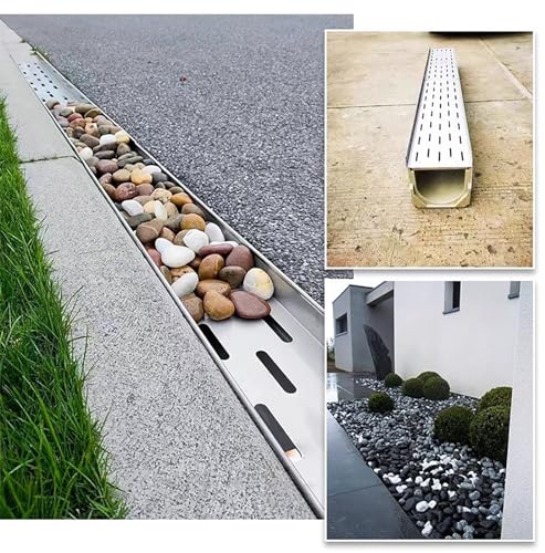 Kit de vidange de tranchée pour allées avec grille de drainage - 3