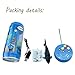 VGAzer Mini Radio Remote Control Rechargeable Funny Cute Shark Swim in Water RC Fish Electronic Toy for Kids (Black)