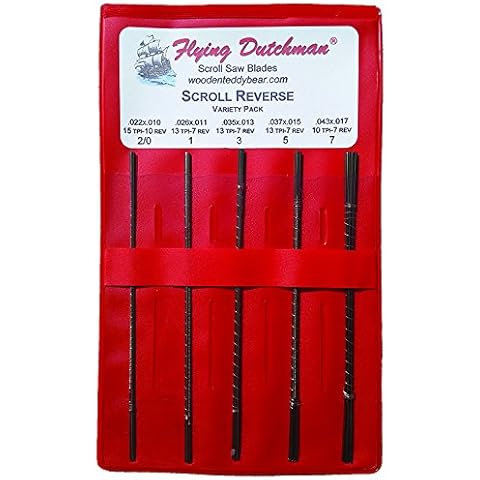 Flying Dutchman Scroll Reverse Five Dozen Scroll Saw Blade Variety Pack Cover
