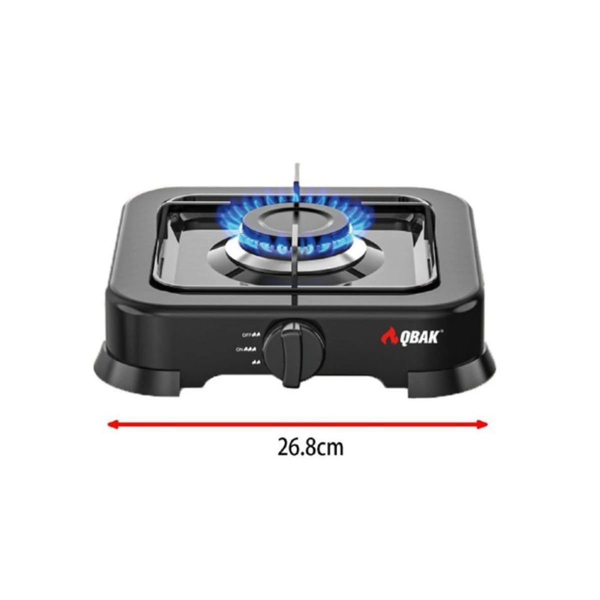 XHC BRICO - Hornillo de Gas Portátil - Uso al Aire Libre, Camping, Cocina Ventilada - Uso Exclusivo con Bombona de Gas Propano o Butano