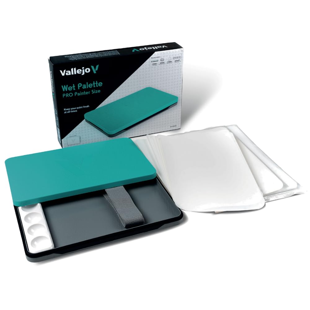 Vallejo Wet Palette Set Nass-Palette mit Zubehör