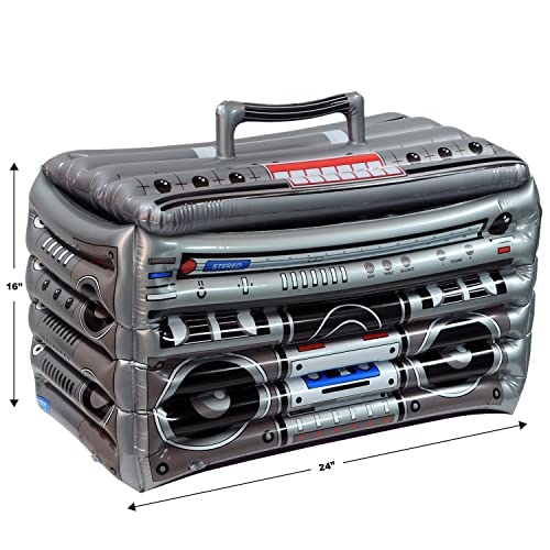 Image of Beistle Inflatable Cooler - 50's & 80's Party Decorations, Drink Containers, Beverage Cooler, Music Themed Decorations: Decades