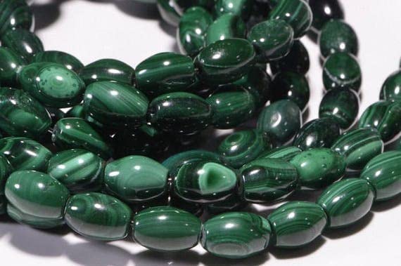 Malachite naturelle en fil de 10cm pour créer un bracelet bohème chic